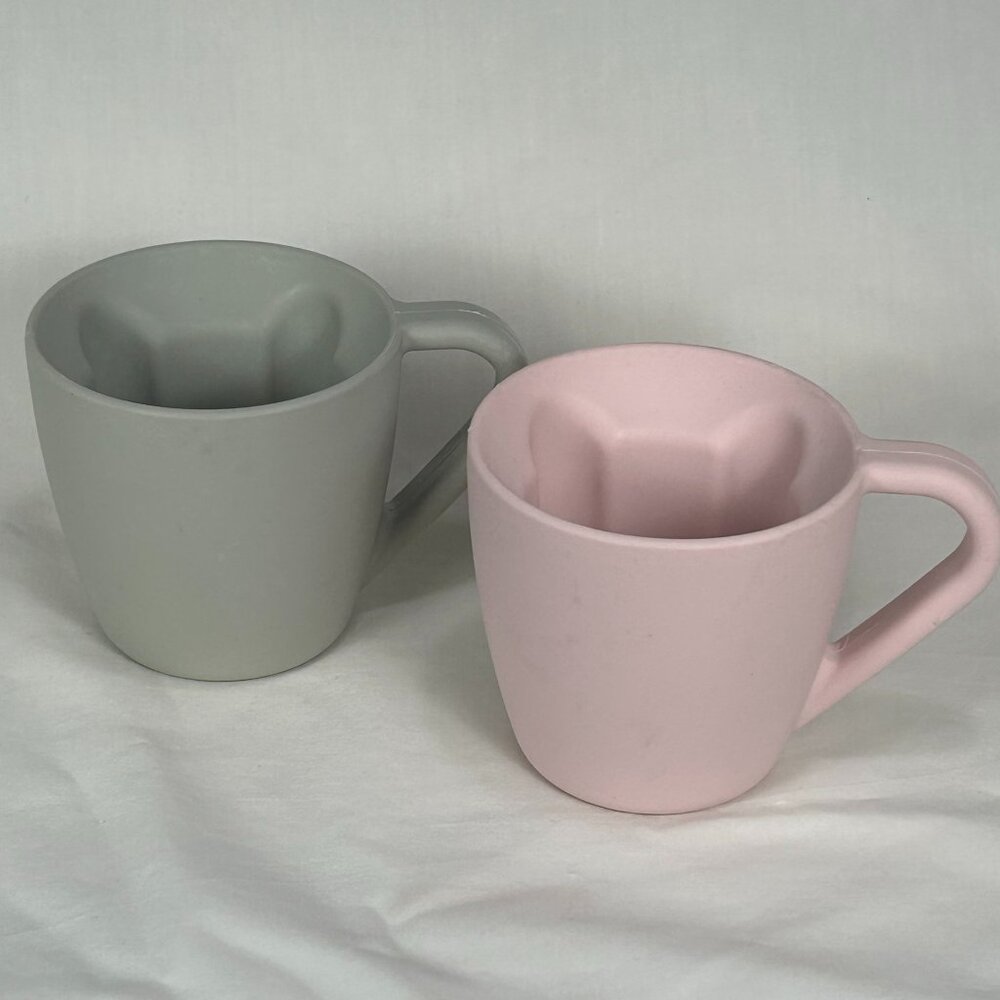 pair of cute Melii Silicone bear face children's cups